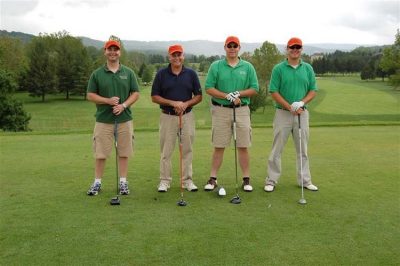Farm Credit of the Virginias. Pictured left to right: Jason Aker, Maxie Aker, Brian Repass, Nate Aker.