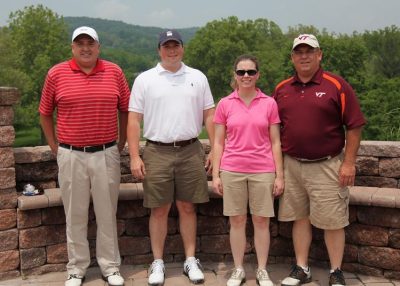 2011 Hokie Cow Classic. ABS Global--(left to right) Miller Baber, Matt Drebing, Suzanne Cronise, Lee Cronise.