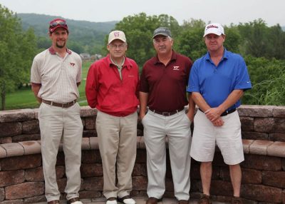 2011 Hokie Cow Classic. Cooperative Milk Producers--(left to right) Jimmy Kerr, Michael Myatt, Charles Wagstaff, Lee Wagstaff.
