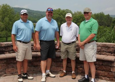 2011 Hokie Cow Classic. Elanco--(left to right) Jay Prillaman, John Sheetz, Tony Hutchins, Bob James.