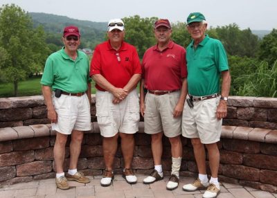 2011 Hokie Cow Classic. Hartman--(left to right) Travis Poole,Ed Zamer, Jim Lyons, Dennis Hartman.